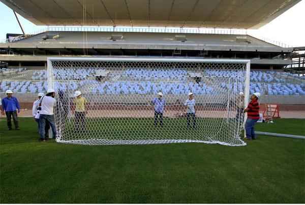 A Arena Pantanal, em Cuiab, foi inaugurada em 28 de maro de 2014, tem capacidade para 42.968 espectadores e receber quatro jogos da Copa do Mundo