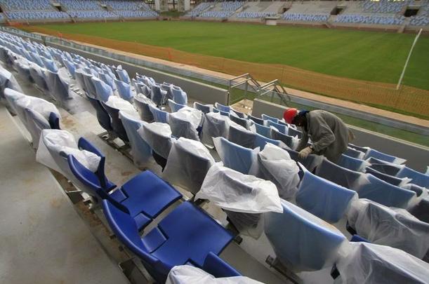 A Arena Pantanal, em Cuiab, foi inaugurada em 28 de maro de 2014, tem capacidade para 42.968 espectadores e receber quatro jogos da Copa do Mundo
