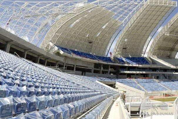 A Arena das Dunas, de Natal, foi inaugurada em 22 de janeiro de 2014, tem capacidade para 56.320 espectadores, e receber quatro jogos da Copa do Mundo