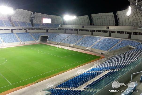 A Arena das Dunas, de Natal, foi inaugurada em 22 de janeiro de 2014, tem capacidade para 56.320 espectadores, e receber quatro jogos da Copa do Mundo