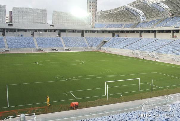 A Arena das Dunas, de Natal, foi inaugurada em 22 de janeiro de 2014, tem capacidade para 56.320 espectadores, e receber quatro jogos da Copa do Mundo