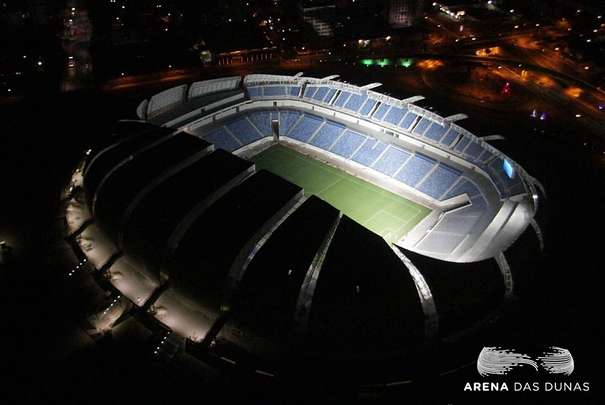 A Arena das Dunas, de Natal, foi inaugurada em 22 de janeiro de 2014, tem capacidade para 56.320 espectadores, e receber quatro jogos da Copa do Mundo