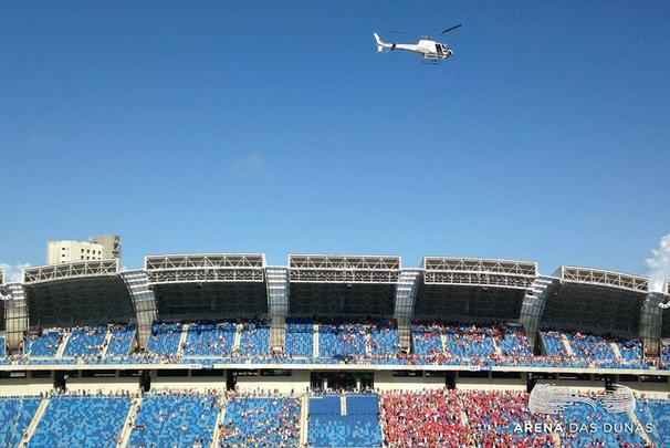 A Arena das Dunas, de Natal, foi inaugurada em 22 de janeiro de 2014, tem capacidade para 56.320 espectadores, e receber quatro jogos da Copa do Mundo