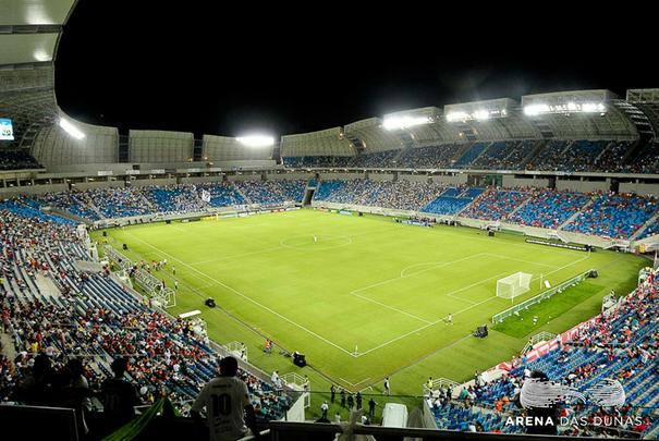 A Arena das Dunas, de Natal, foi inaugurada em 22 de janeiro de 2014, tem capacidade para 56.320 espectadores, e receber quatro jogos da Copa do Mundo