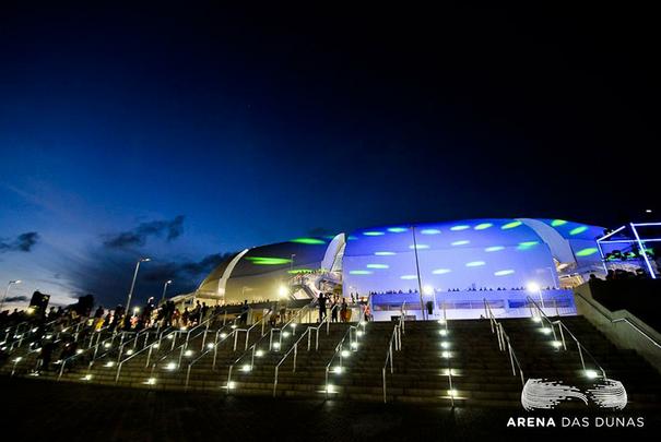 A Arena das Dunas, de Natal, foi inaugurada em 22 de janeiro de 2014, tem capacidade para 56.320 espectadores, e receber quatro jogos da Copa do Mundo