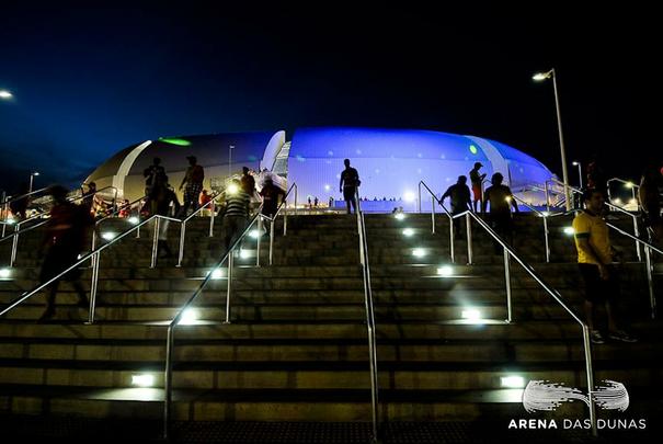 A Arena das Dunas, de Natal, foi inaugurada em 22 de janeiro de 2014, tem capacidade para 56.320 espectadores, e receber quatro jogos da Copa do Mundo