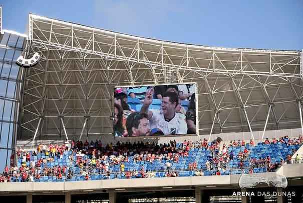 A Arena das Dunas, de Natal, foi inaugurada em 22 de janeiro de 2014, tem capacidade para 56.320 espectadores, e receber quatro jogos da Copa do Mundo