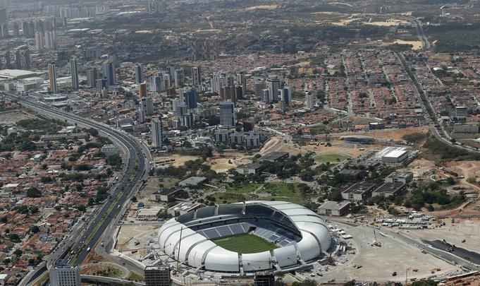 A Arena das Dunas, de Natal, foi inaugurada em 22 de janeiro de 2014, tem capacidade para 56.320 espectadores, e receber quatro jogos da Copa do Mundo