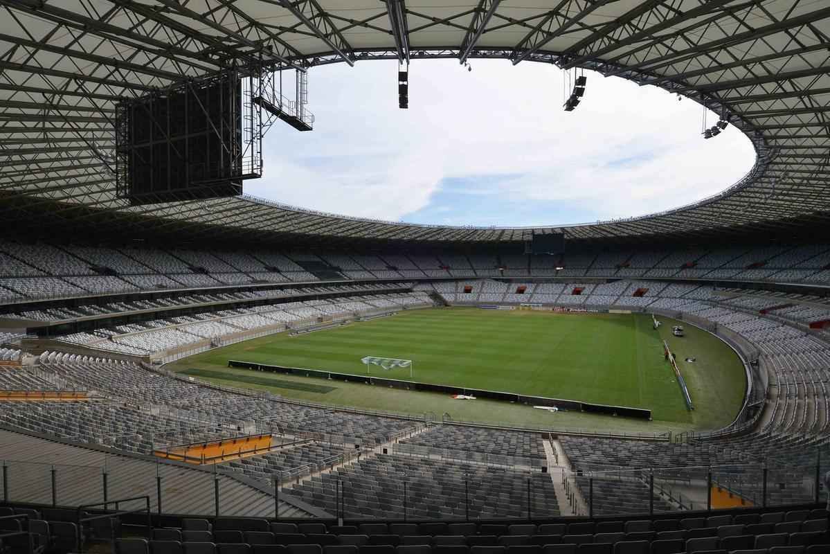 O Mineiro, em Belo Horizonte, foi inaugurado em 21 de dezembro de 2012, tem capacidade para 62.160 espectadores e receber seis jogos da Copa do Mundo