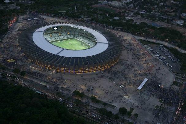 O Mineiro, em Belo Horizonte, foi inaugurado em 21 de dezembro de 2012, tem capacidade para 62.160 espectadores e receber seis jogos da Copa do Mundo