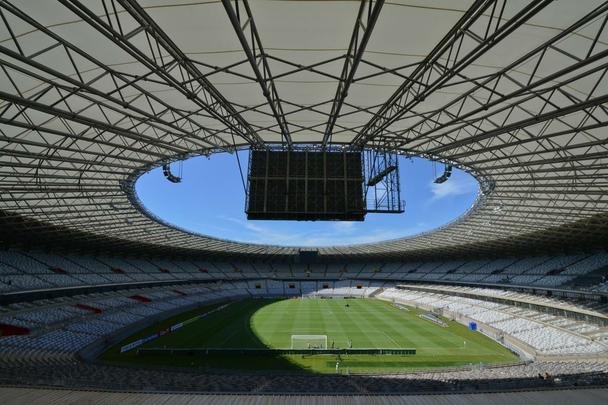 O Mineiro, em Belo Horizonte, foi inaugurado em 21 de dezembro de 2012, tem capacidade para 62.160 espectadores e receber seis jogos da Copa do Mundo