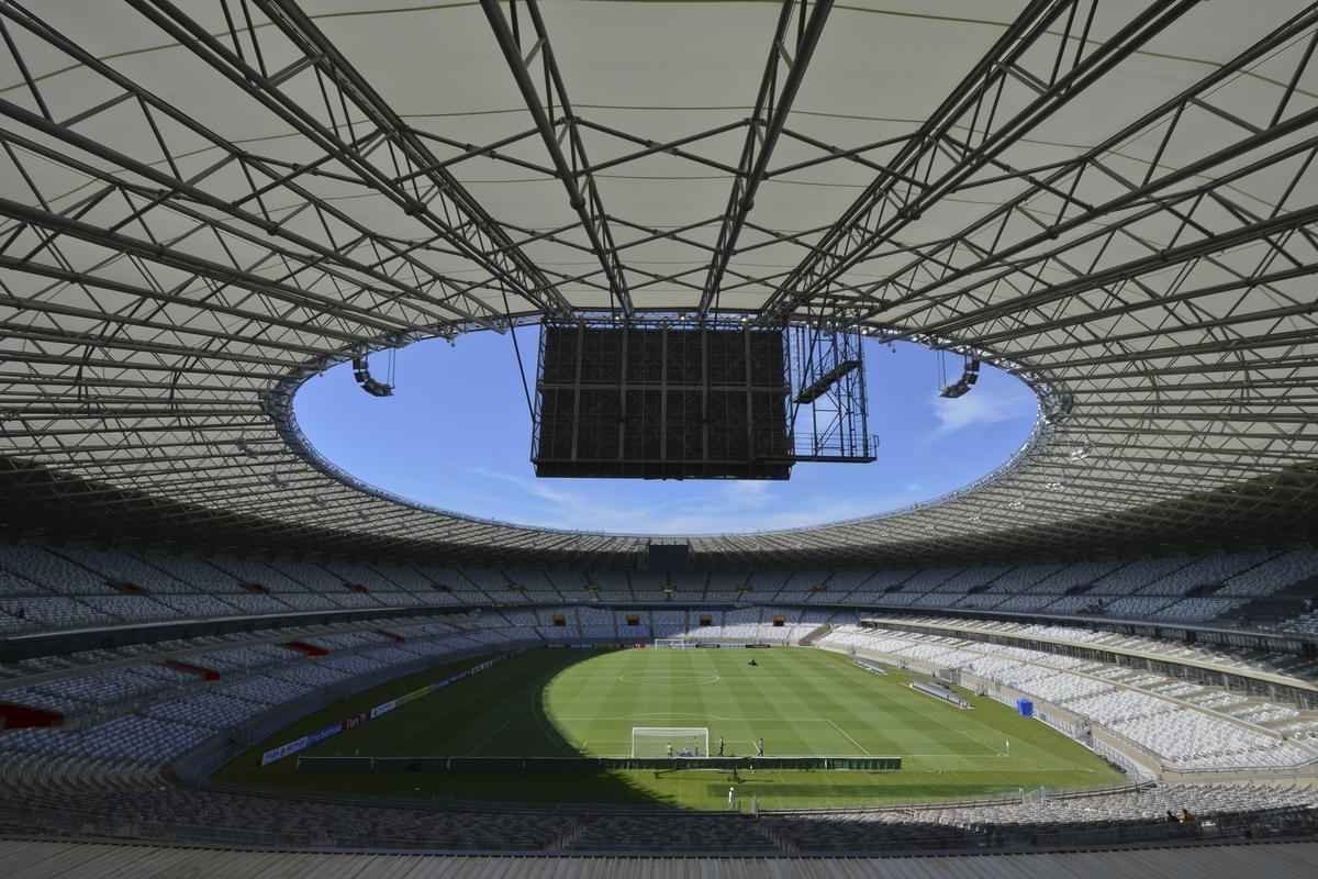 O Mineiro, em Belo Horizonte, foi inaugurado em 21 de dezembro de 2012, tem capacidade para 62.160 espectadores e receber seis jogos da Copa do Mundo
