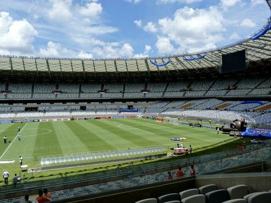 O Mineiro, em Belo Horizonte, foi inaugurado em 21 de dezembro de 2012, tem capacidade para 62.160 espectadores e receber seis jogos da Copa do Mundo