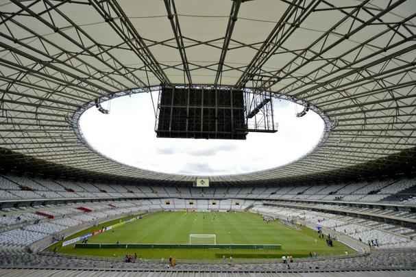 O Mineiro, em Belo Horizonte, foi inaugurado em 21 de dezembro de 2012, tem capacidade para 62.160 espectadores e receber seis jogos da Copa do Mundo