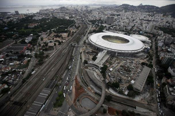 O Maracan, no Rio de Janeiro, foi inaugurado em 27 de abril de 2013, tem capacidade para 78.838 espectadores, e receber sete jogos da Copa do Mundo