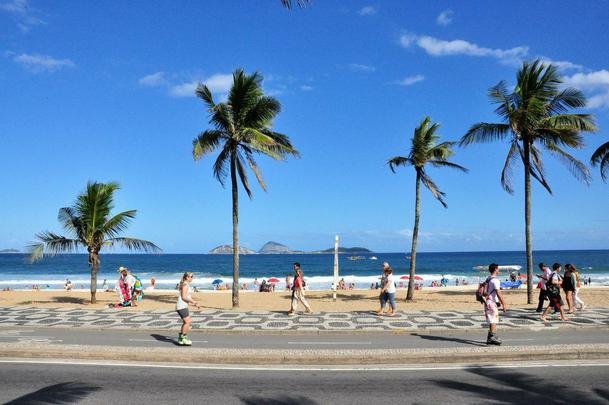 Praia de Ipanema, uma das mais charmosas do Rio de Janeiro