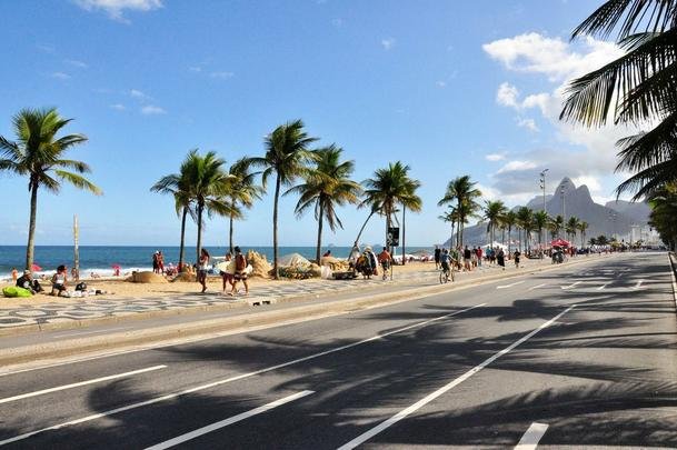 Praia de Ipanema, uma das mais charmosas do Rio de Janeiro