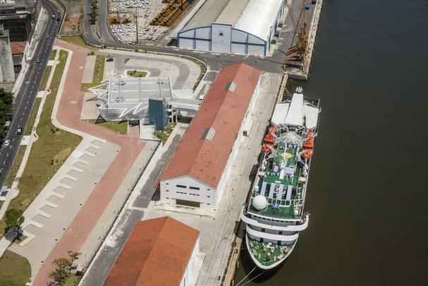 A reforma do porto foi finalizada em outubro de 2013. O terminal martimo ganhou reforma em um dos armazns, a construo de um anexo e a pavimentao para a construo de um estacionamento.