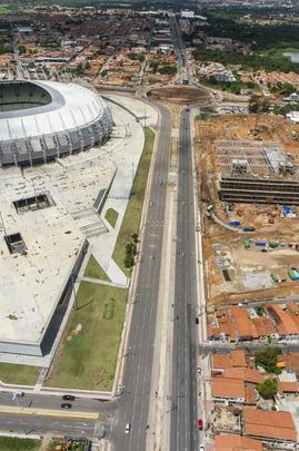 Melhorias das vias de acesso  Arena Castelo