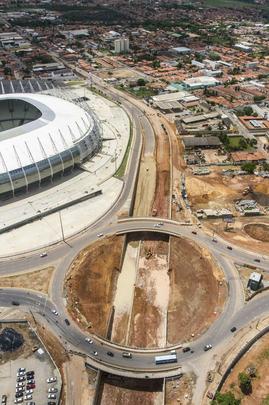 Melhorias das vias de acesso  Arena Castelo
