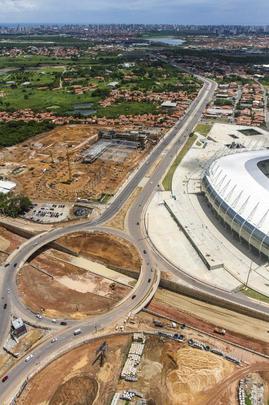Melhorias das vias de acesso  Arena Castelo