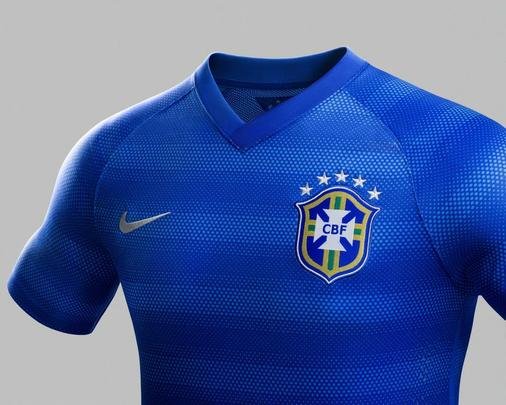 Uniformes da Seleo Brasileira, produzidos pela Nike, para a Copa do Mundo de 2014