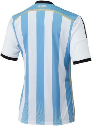 Uniformes da Argentina, produzidos pela Adidas, para a Copa do Mundo 2014