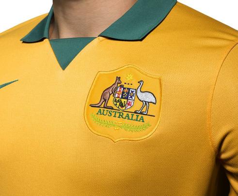 Uniformes da seleo da Austrlia para a Copa do Mundo 2014 foram fornecidos pela Nike