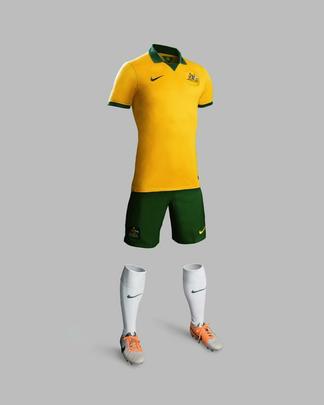 Uniformes da seleo da Austrlia para a Copa do Mundo 2014 foram fornecidos pela Nike
