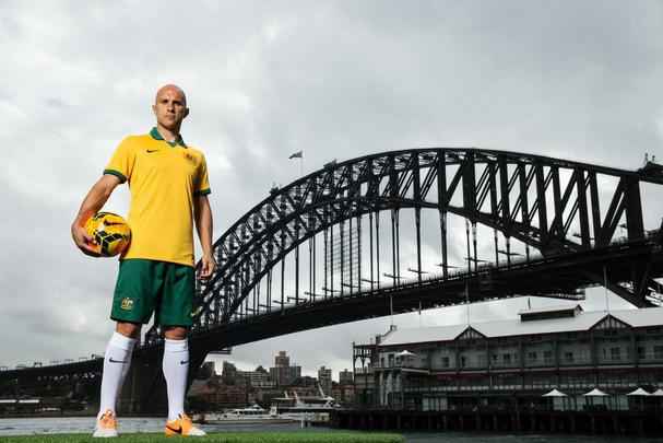 Uniformes da seleo da Austrlia para a Copa do Mundo 2014 foram fornecidos pela Nike