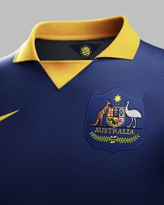 Uniformes da seleo da Austrlia para a Copa do Mundo 2014 foram fornecidos pela Nike