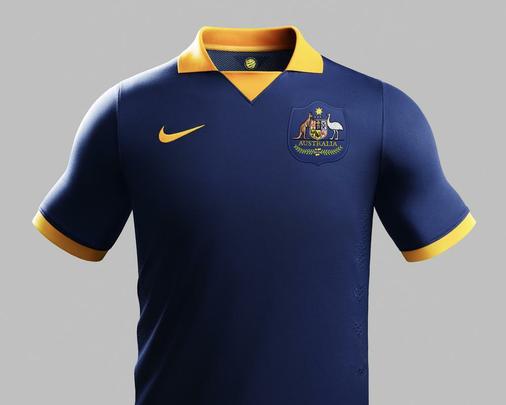 Uniformes da seleo da Austrlia para a Copa do Mundo 2014 foram fornecidos pela Nike