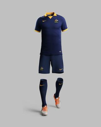 Uniformes da seleo da Austrlia para a Copa do Mundo 2014 foram fornecidos pela Nike