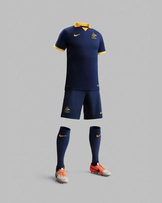 Uniformes da seleo da Austrlia para a Copa do Mundo 2014 foram fornecidos pela Nike