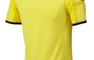 Uniforme da sele��o colombiana para a Copa do Mundo de 2014 foi fornecido pela Adidas