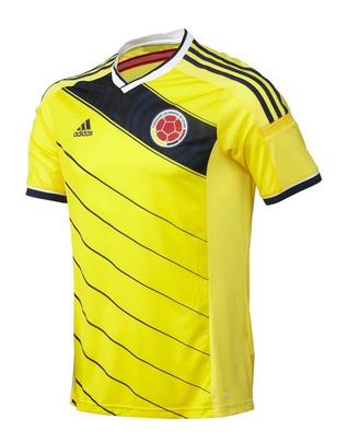 Uniforme da seleo colombiana para a Copa do Mundo de 2014 foi fornecido pela Adidas