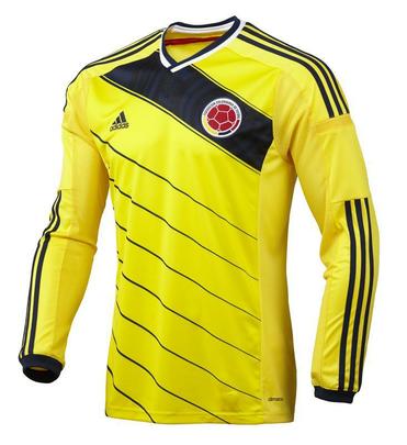 Uniforme da seleo colombiana para a Copa do Mundo de 2014 foi fornecido pela Adidas