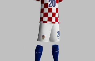 Uniforme da Crocia para a Copa do Mundo 2014 foi produzido pela Nike