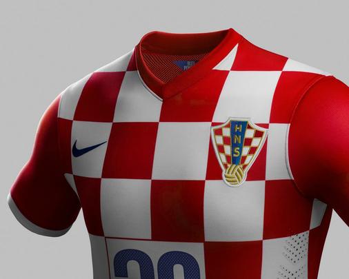 Uniforme da Crocia para a Copa do Mundo 2014 foi produzido pela Nike