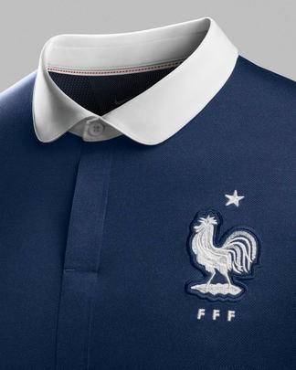 Uniformes da Frana, produzidos pela Nike, para a Copa do Mundo de 2014