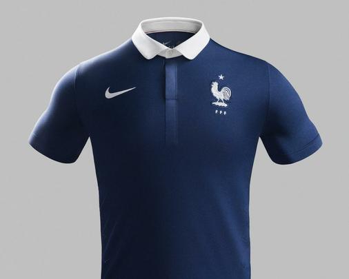 Uniformes da Frana, produzidos pela Nike, para a Copa do Mundo de 2014