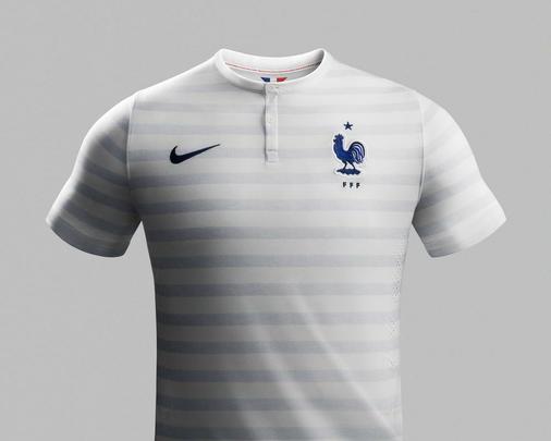 Uniformes da Frana, produzidos pela Nike, para a Copa do Mundo de 2014