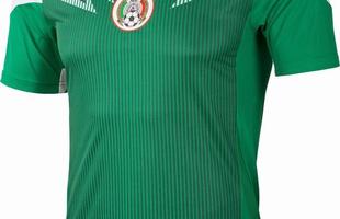 Uniformes do Mxico, produzidos pela Adidas, para a Copa do Mundo de 2014