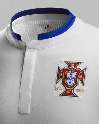 Uniformes de Portugal, produzidos pela Nike, para a Copa do Mundo de 2014
