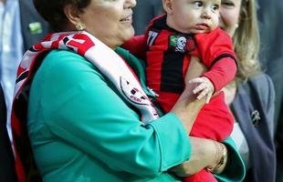 Presidente Dilma Rousseff visitou obras da Arena da Baixada, em Curitiba, nesta sexta-feira (09/05)