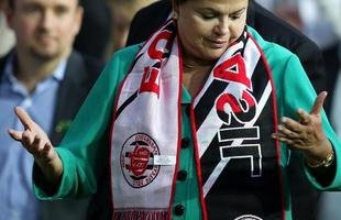 Presidente Dilma Rousseff visitou obras da Arena da Baixada, em Curitiba, nesta sexta-feira (09/05)