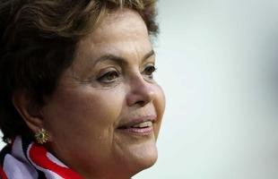 Presidente Dilma Rousseff visitou obras da Arena da Baixada, em Curitiba, nesta sexta-feira (09/05)