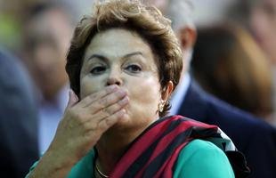 Presidente Dilma Rousseff visitou obras da Arena da Baixada, em Curitiba, nesta sexta-feira (09/05)