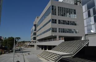 Imagens divulgadas pela Arena CAP em 7 de maio mostram evoluo das obras na Arena