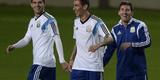 Argentina treina nesta quarta-feira  tarde no Independncia e estdio recebe bom pblico